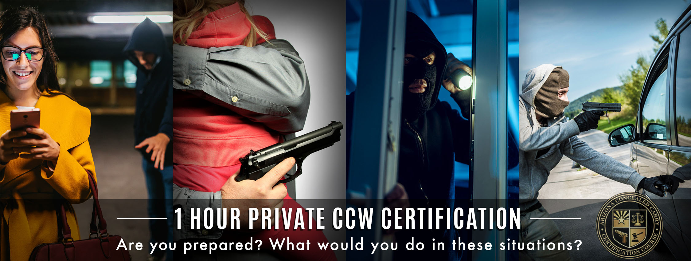 1 Hour Private Arizona CCW Certification Course