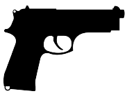 pistol transparent